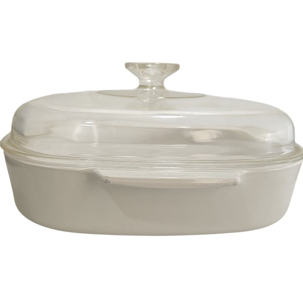 Corningware Wildflower Casserole Dish Lid 10" orange floral vtg 2.5qt bakeware - Picture 2 of 7